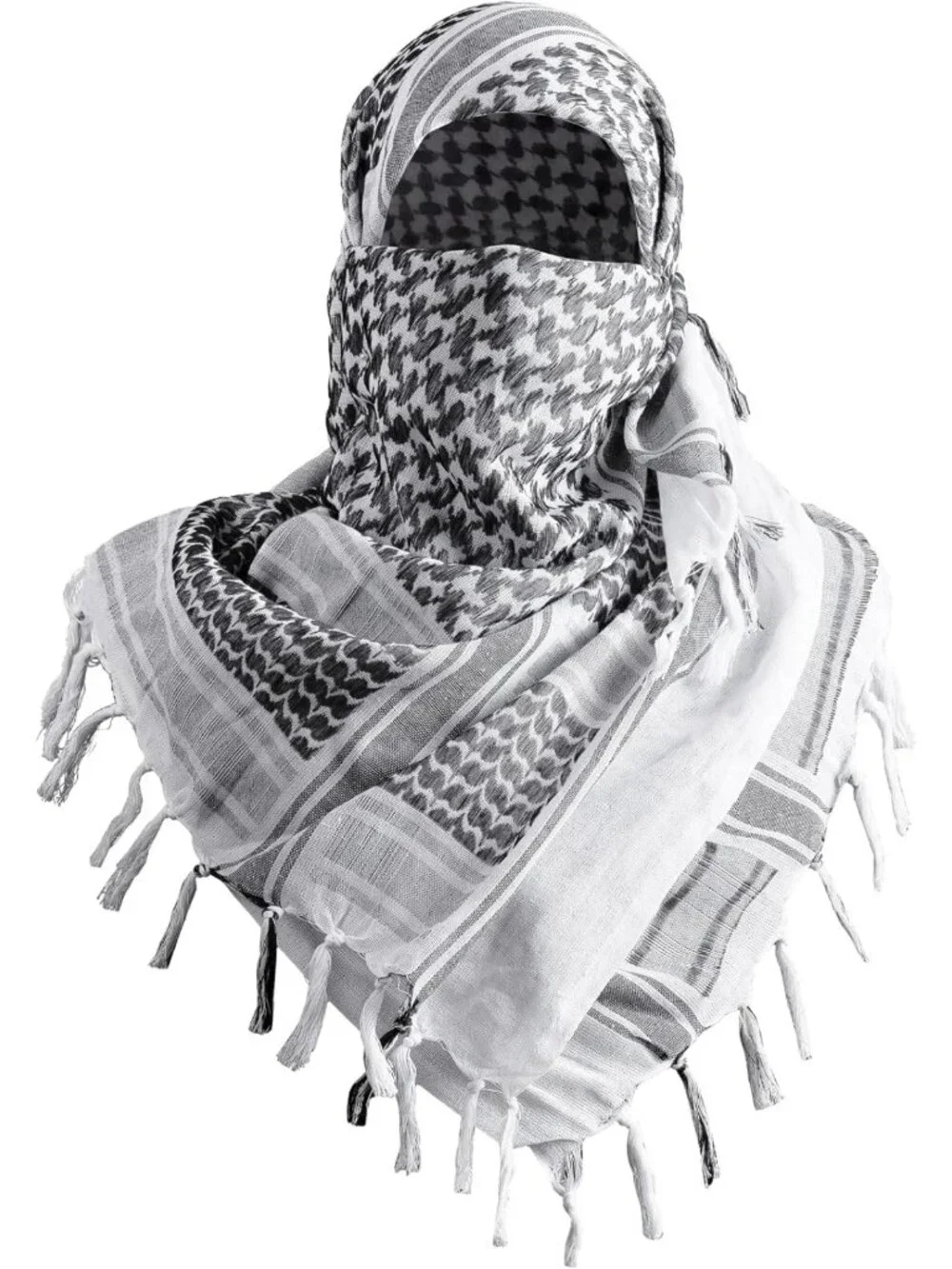 Tactical Desert Shemagh Scarf | Military Keffiyeh Head & Neck Wrap for Men